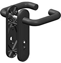Hörmann Hörmann 534820 Drückerset Kunststoff schwarz