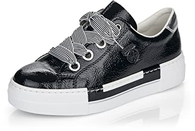 Rieker Damen N49A2 Sneaker, schwarz,42 EU