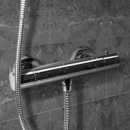Brausethermostat Dusche Brausearmatur Brausemischer Thermostat Mischbatterie Bad Chrom
