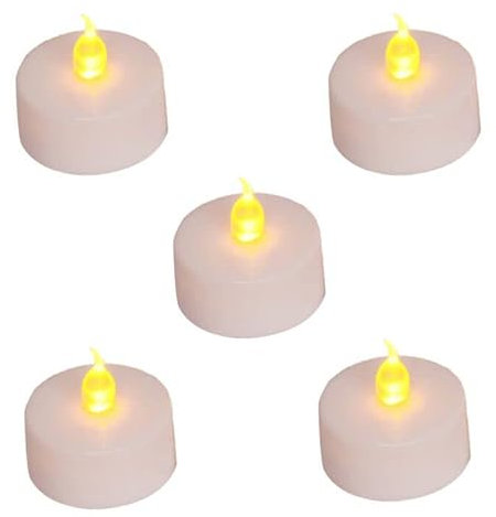 Candle Lights,12 Pack Realistic and Bright Flickering Battery Operated Flameless LED Tea Light Candles, 200+ Hours led tealights in Warm Yellow for Wedding,Halloween,Festivals,Party Decoration