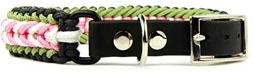 green-pawz Paracord Hundehalsband -Kwien Mahm- (33-41 cm)