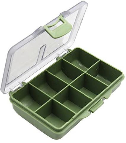Angelköder, Köder, Haken, Aufbewahrung, Angelköder, Verpackungsbox, rechteckige Fischhakenbox, Angelzubehör, Angelausrüstung, Organizer und Aufbewahrung, klein, wasserdicht, für Erwachsene