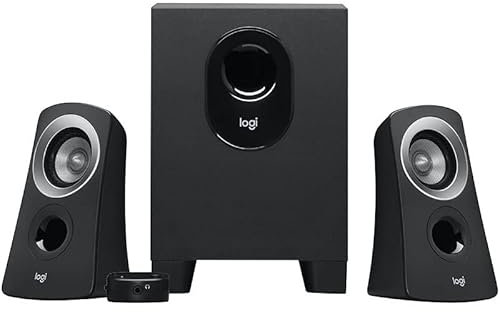 Glowster Sistema de Altavoces Multimedia 2.1-25 vatios totales - Ideal para PC, Juegos y Entretenimiento en casa.