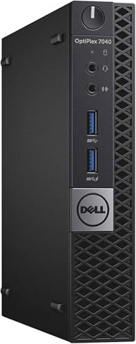 Dell Optiplex 7040 Mini ordinateur de bureau Intel Core i5-6400T RAM 8 Go DDR4 SSD 240 Go USB 3.0 HDMI Windows 11 Pro (reconditionné) (avec périphériques)