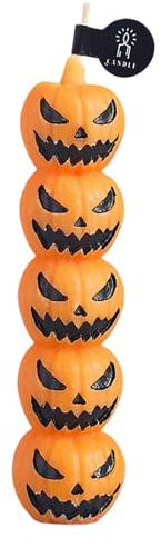 Candele a tema Halloween, candele profumate, candele profumate per Halloween, atmosfera festiva, articoli decorativi, accessori profumati fatti a mano per il trasporto a mano (testa di zucca a stelo