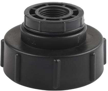 FACAIIO IBC Adaptador de contenedor S100x8 Reducción de rosca interna gruesa para agua para tanque, rosca macho DN 80 NW 80, opciones de tamaño de 12, 34, 1, 15 pulgadas