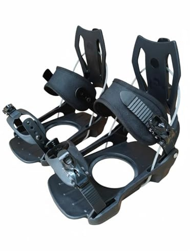 pistro Attacco Snowboard Rapido (Step-in) - Compatibile con Burton, Fase, Nitro - per Sport Invernali- M