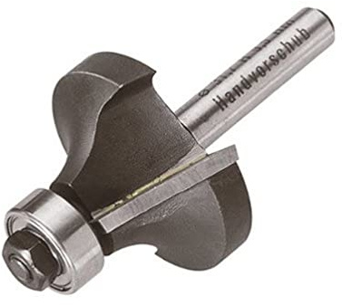 wolfcraft 1 Abrundfräser HM S=8mm ø25,4x11,8mm 3963000