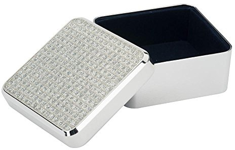 Zilverstad 8302261 Schmuckdose, Diamond, eckig, Silber