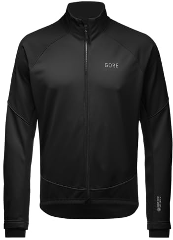 GOREWEAR C3 Chaqueta Térmica Gore-Tex Infinium para Hombre, Chaqueta de Ciclismo Softshell Cortavientos con Forro Polar para Días Fríos