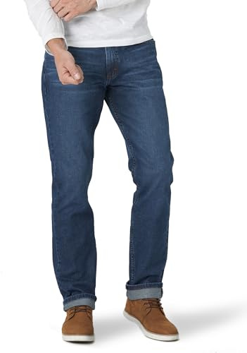 Lee Legendariska atletiska avsmalnande ben jeans för män, Ripley, 38W / 29L