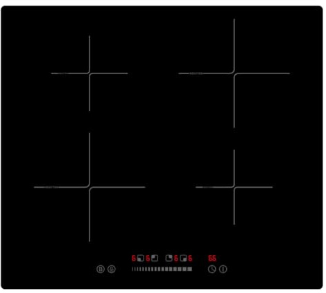 PKM IN4-S Induktionskochfeld Slider Steuerung Timer Booster Touch