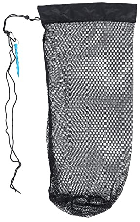 BESPORTBLE Filet De Pêche Portable avec Clou De Sol Filet De Pêche Professionnel en Nylon Léger pour Capturer Poissons Écrevisses Crevettes