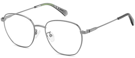 POLAROID Brille mit Sehstärke für Herren optional mit Sonnenbrillentönung oder Blaulichtfilter, Rechteckig, gefertigt aus Metall, Modell: PLD D509/G (inklusive Brillenetui)