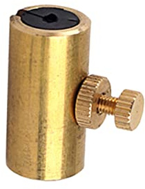 Cello mit Schraube Goldener aus Kupfer Wolfston Dämpfer Ba33 | Verstellbar, für Saitenmontage mit Metallhülse und Kontermutter, Cello Zubehör für Resonanzkontrolle