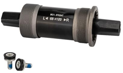 HOUSON Fahrrad Innenlager, Fahrrad Tretlager 68MM Vierkant BSA Quadratisches Tretlagergehäuse Tretlagerachsen für Fahrrad 120mm