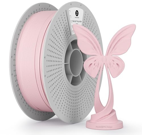 kexcelled Macaron Pfirsichrosa Matte PLA Filament, 1,75mm, 1kg | Matt Textur Finish Farbe, 3D Druck Ästhetische Materialien, Maßgenauigkeit +/- 0,03mm, für FDM 3D Drucker, AMS Kompatibilität