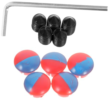 WOONEKY 5pcs Kitchen Sink Faucet Hole Cover Abs Faucet Hole Cap with Screw Thread M5*8 Includes Screws and Wrench