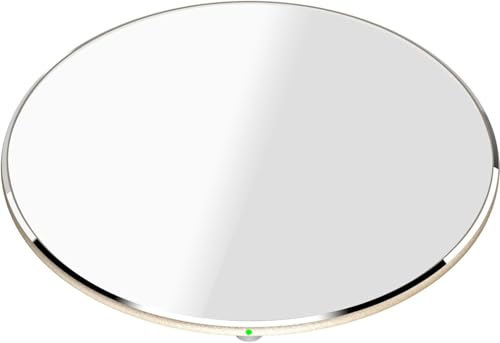 Wireless Charger Qi 15W Certified Fast Wireless Charging Pad Magnetic Charger Sleek Ultra-Slim Design Compatible with Phone XS Max/XR/XS/X/8/Galaxy S10/S9/S9+/S8/Note 9