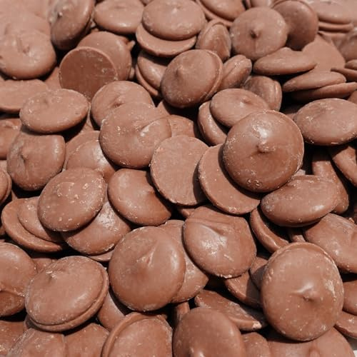 CrazyOutlet Merckens Milk Chocolate Melting Wafers - 2 Pound Pack - Bulk Melting Chocolate - Classic Smooth Candy Melts for Dipping, Molding, and Baking - Creamy Melts