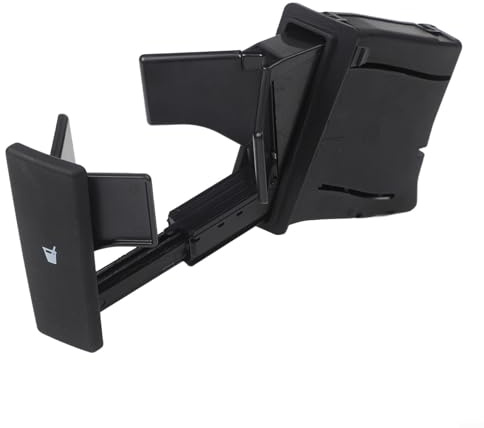 Auto Mittelkonsole Getränkehalter Kompatibel mit Polo 9N 2002-2010, Armaturenbrett Getränkehalter Ersatzteil 6Q0858602E, Schwarz