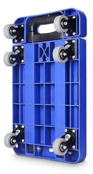 Carrello portatile multifunzionale Carrello pesante e carrello a pianale con ruote girevoli a 360° Carrello pieghevole portatile.