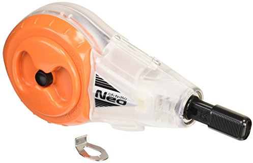 Shinwa Sokutei 77963 Neo Handy Chalk Line, Automatic Winding, Fine Thread, Valencia Orange