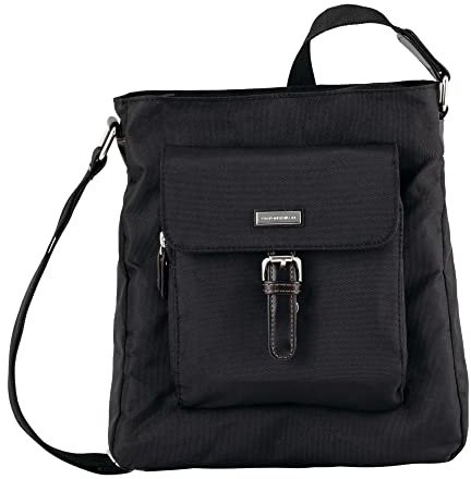 TOM TAILOR Rina Damen Hobo Bag Schultertasche Mittelgroß Schwarz