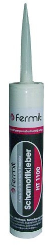 Fermit | feuerfester Dichtschnurkleber | 310 ml Kartusche | beige