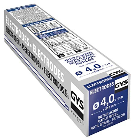 Welding Electrodes GYS 085053 110 RUTILE ELECTRODES - STEEL- TYPE GY38 - Ø4.0