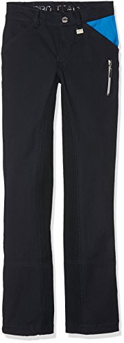 HKM - Pantaloni da Equitazione Unisex per Bambini Jodhpur, Pocket Flap, Unisex - Bambini, Pantaloni, 71096969.0495, Blu Scuro/Blu Scuro., 170
