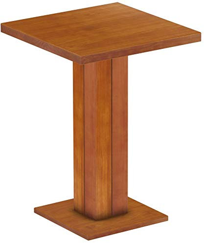 B.R.A.S.I.L.-Möbel Brasilmöbel Bartisch Rio UNO 80x80 cm Kirschbaum Stehtisch Holz Tisch Pinie Massivholz Hochtisch Bistrotisch Tresen Bar Thekentisch Echtholz Größe und Farbe wählbar