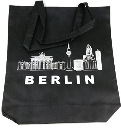 Starlet24 Berlin Jutebeutel Hipster Tasche Shopper Stofftasche Einkaufstasche Freizeittasche Beutel Souvenir Andenken Einkaufsbeutel #100927
