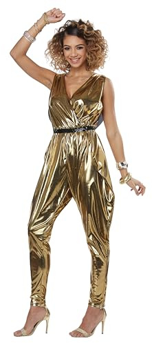 LADIES 70’S GLITZ N GLAMOUR COSTUME - X-LARGE