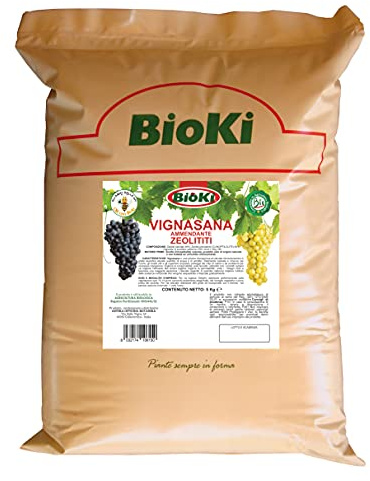 VIGNASANA Zeolite naturale 90%; Zeolite prevalente (CLINOPTILOLITE) 60%, busta da 5 kg