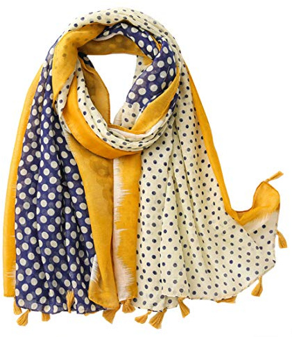 FAIRYGATE Écharpe Foulards Châles Etoles Fichus et foulards de tête pour femme couleurs arc-en-ciel en viscose polyeste taille XXL 200239