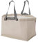 Einkaufs-Aufbewahrungstasche, groß, Polypropylen, 68 x 36 cm, Hellbeige, Beige