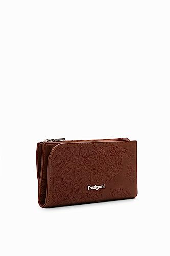 Desigual Women's Mone_Dejavu INES Bi-Fold Wallet, Brown