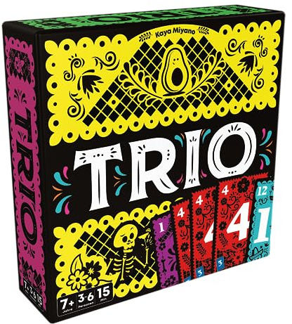 Cocktail Games, Trio, Familienspiel, Kartenspiel, auf der Empfehlungsliste 2024 Spiel des Jahres, 3-6 Spieler, Ab 7+ Jahren, 15 Minuten, Deutsch, Mehrfarbig, Bunt