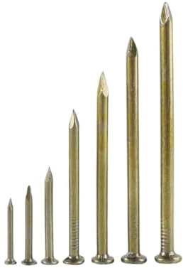 5-80pcs 20mm-100mm Length Wire Steel Nails Flat Head Sharp Point Concrete Nails Harden Wall Nails Wood Nails (Size : 2.8x20mm 80pcs)