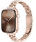 Vamyzji Metal Strap for Apple Watch Strap 41mm 40mm 38mm, Women Silm Thin Stainless Steel Metal iWacth Strap, Compatible with Apple Watch Straps Series 10 (42mm),Series 9 8 7 6 SE 5 4 3 2 1,Rose Gold