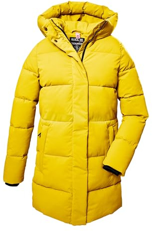 G.I.G.A. DX Mujer Parka acolchada/parka funcional con capucha GW 1 WMN QLTD PRK, gelb, 44, 41337-000