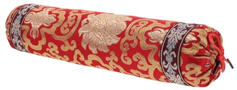 Beaupretty Coussin De Canapé Oriental Oreiller Chinois Classique en Sarrasin pour Nuque Petit Traversin Décoratif Style Chinois pour Maison Canapé Et Lit 39.00 X 8.00 X 8.00 Cm