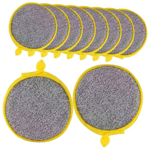 Cabilock Spugne per Lavare i Piatti Spugna Spessa in Fibra di Nylon Spugna Doppia Faccia 20 Pezzi per Pulizia Pentole e Stoviglie per Lavaggio Cucina e Pulizia Quotidiana