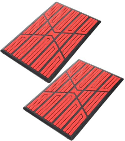 ERINGOGO 2stücke Auto Pedal Pad Ersatz Auto Teppich Wartung Bodenmatte Patch Teppich Fix Fußpedal Reparatur Innenraum Reparatur Patch