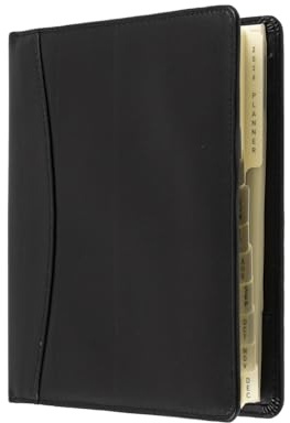 Collins - Elite - Compact 2026 12 Month Calendar Year Planner, Day-To-Page with Appointments Diary - Black (1140V.99-26)