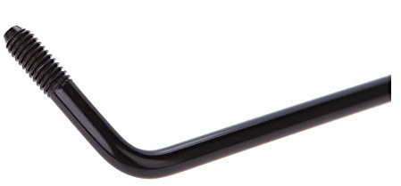 Reapyyt 6mm Metall Tremolohebel Jammerhaken mit Spitze fuer E-Gitarre Strat (schwarz)