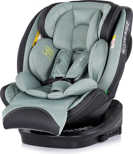 Chipolino Barnstol, Hypnotic i-size (40–150 cm) Isofix, Top Tether, nackstöd, färg: grön
