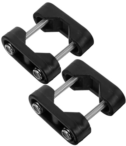 ibasenice 2pcs Nylon Pipe Clamp for Boat Flagpole Yacht Boat Supply Pole Clamp Flagpole Nylon Material Secure Support Mount
