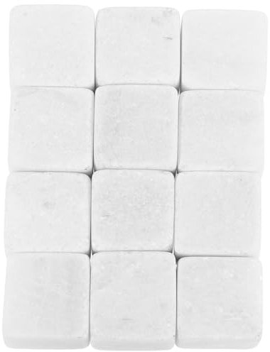 Mobestech 12 Pezzi Pietre Raffreddamento per Vino e Whisky da Ghiaccio Riutilizzabile per Bevande per Conservare Diluire per Amanti Del Whisky e Del Vino